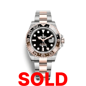 A rolex watch is sold at an auction.